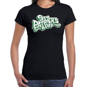 St. Patricks day t-shirt zwart dames - St Patrick's day kleding - kleding / outfit