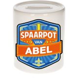 Kinder spaarpot voor Abel - keramiek - naam spaarpotten