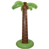 Set van 2x stuks - Tropische/hawaii feestversiering opblaasbaar palmbomen/cactus - Voor fun en thema party