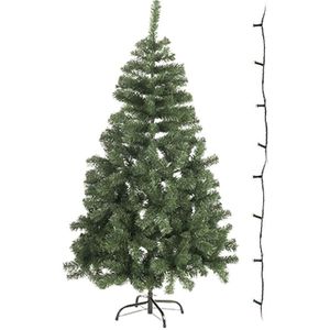 Mini kunst kerstboom 60 cm met gekleurde verlichting - Kerstboompje met lampjes - Kinderkamer kerstversiering