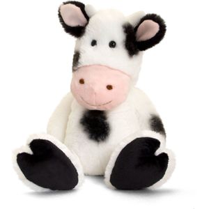 Keel Toys Knuffel - Koe - dieren knuffels - pluche - koeien - 25 cm