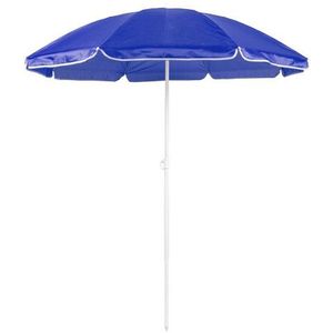 Verstelbare strand/tuin parasol blauw 150 cm - Zonbescherming - Voordelige parasols