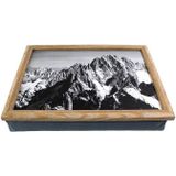 Schootkussen/Laptray Mont Blanc Gebergte Print 43 X 33 cm - Schoottafel - Dienblad Voor Op Schoot