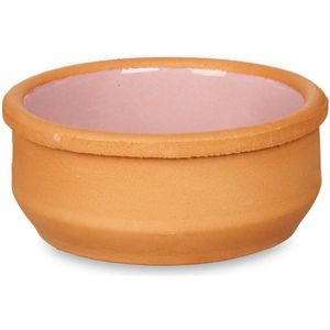 La Dehesa - Set 6x tapas/creme brulee schaaltjes terracotta/roze 8 cm