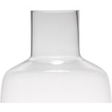 Transparante luxe stijlvolle vaas/vazen van glas 30 x 19 cm - Bloemen/boeketten vaas voor binnen gebruik