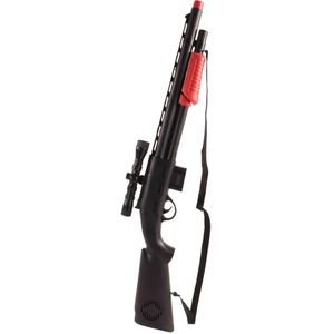 Jonotoys Politie/Cowboy speelgoed geweer - kind en volwassenen - verkleed rollenspel - plastic - 68 cm