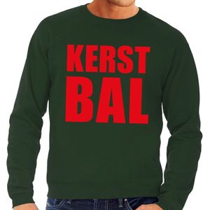 Foute kersttrui / sweater Kerst Bal groen voor heren - Kersttruien