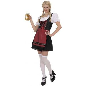 Zwarte Oktoberfest jurk / dirndl voor dames - Tiroler / bierfeest kleding
