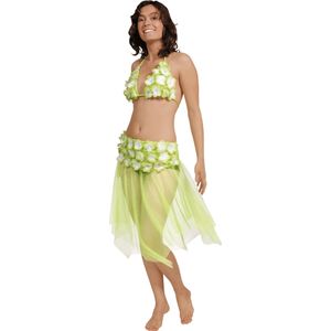 Groene Hawaii rok en bikini