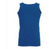 Blauwe tanktop / hemdje voor heren - Fruit of The Loom - katoen - mouwloos t-shirt / tanktops / singlet