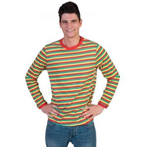 Gestreept heren shirt Dorus carnaval verkleedkleding