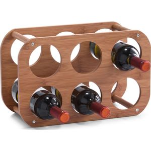 Zeller - Wine Rack, bamboo