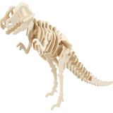 Houten 3D puzzel T-rex met app