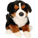 Pluche honden knuffel zittende Berner Senner 30 cm - speelgoed dieren