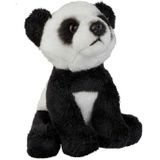 Pluche Zwart/Witte Panda Beer Knuffel 15 cm - Pandaberen Knuffels