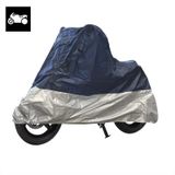 ProPlus Beschermhoes XL voor brommer/scooter/motor - universeel - blauw/zilver - 246 x 104 x 127cm