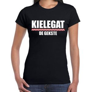 Carnaval t-shirt Kielegat de gekste voor dames - zwart - Breda - carnavalsshirt / verkleedkleding