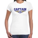 Captain t-shirt dames - beroepen / cadeau / verjaardag