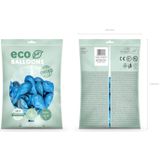 300x Lichtblauwe ballonnen 26 cm eco/biologisch afbreekbaar - Milieuvriendelijke ballonnen