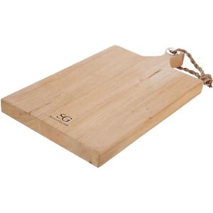 Snijplank met handvat 48 x 26 cm van mango hout - Serveerplank - Broodplank