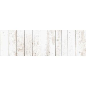 3x Stuks decoratie plakfolie houtnerf look whitewash 45 cm x 2 meter zelfklevend - Decoratiefolie - Meubelfolie