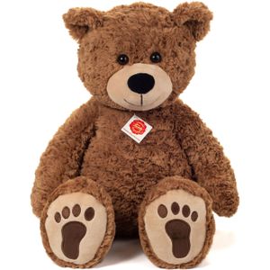 Hermann Teddy Knuffeldier beer Bruno - zachte pluche stof - premium kwaliteit knuffels - bruin - 55 cm