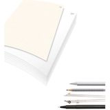 5x A3 overtrekpapier / transparant tekenpapier blokken - 24 vellen - 80 grams - Hobby/kantoor artikelen