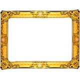 Foto prop set met frame - champagne - 9-delig - opblaasbare fotolijst - photo booth accessoires