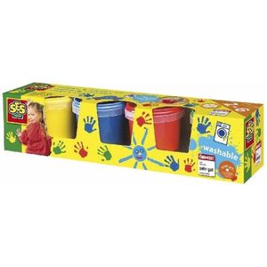 Ses Vingerverf 4kleuren van 150ml