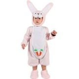 Roze konijn baby kostuum