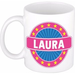 Laura naam koffie mok / beker 300 ml - namen mokken