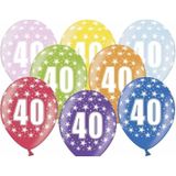 Partydeco - 40 jaar feestartikelen pakket slingers/ballonnen/letters