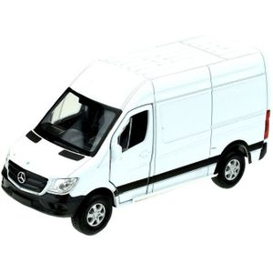 Welly Modelauto Mercedes Benz - sprinter - bestelbus - wit - 1:34 - speelgoedauto