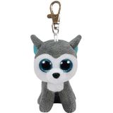 TY Clips Beanie Boos - pluche huskey sleutelhanger - 12 cm