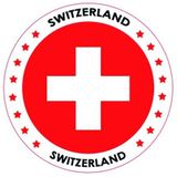 100x Bierviltjes Zwitserland thema print - Onderzetters Zwitserse vlag - Landen decoratie feestartikelen