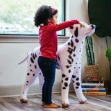 Opblaasbare Dalmatier hond 75 cm decoratie - Opblaasdieren decoraties