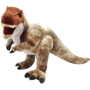 Pluche dinosaurus T-rex knuffel 38 cm -  Dinosaurus dieren knuffels - Speelgoed