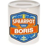 Kinder spaarpot voor Boris - keramiek - naam spaarpotten