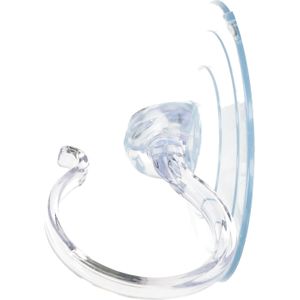 Humbert Zuignap met ophang haak - siliconen - transparant - D8,5 cm - draagkracht 0.5kg