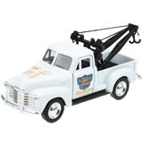 Modelauto Chevrolet Oldtimer 1953 Stepside Tow Truck Wit 1:34