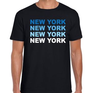 New York / Big Apple t-shirt zwart voor heren - USA / wereldstad shirt / kleding