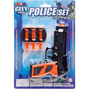 LG Imports Politie speelgoed set - pistool met accessoires - verkleed rollenspel - plastic - voor kinderen