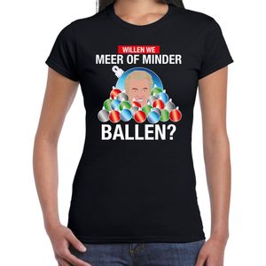 Wilders Meer of minder ballen fout Kerst shirt - zwart - dames - Kerst  t-shirt / Kerst outfit