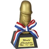 Gouden pik piemel award - Cadeau voor de beste vriend