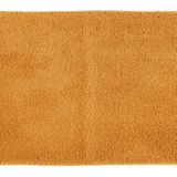 Tendance Badmat microfiber - hoogpolig - mostergeel - 50x80 cm - absorberend - badkamer - antislip - zacht