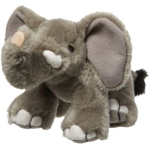 Pluche kleine olifant knuffel van 15 cm - Dieren speelgoed knuffels cadeau - Olifanten Knuffeldieren