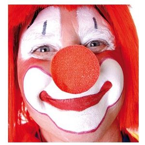 10x stuks rode clowns neus/neuzen foam