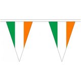 Ierland landen punt vlaggetjes 5 meter - slinger / vlaggenlijn