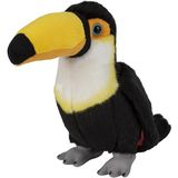 Pluche Tropische Vogel Toekan Knuffel van 18 cm - Dieren Speelgoed Knuffels Cadeau