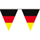 5x stuks vlaggenlijn slinger Duitsland vlaggetjes 5 meter - Duitse versiering/feestartikelen